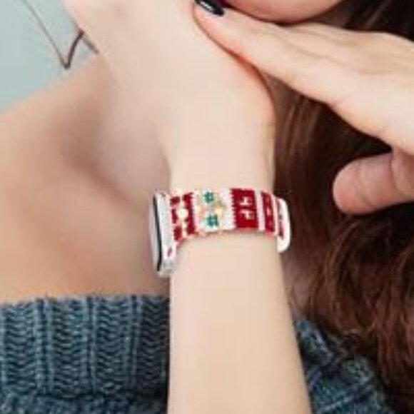NEW Christmas Apple Watch Band with Charms - Picture 4 of 4